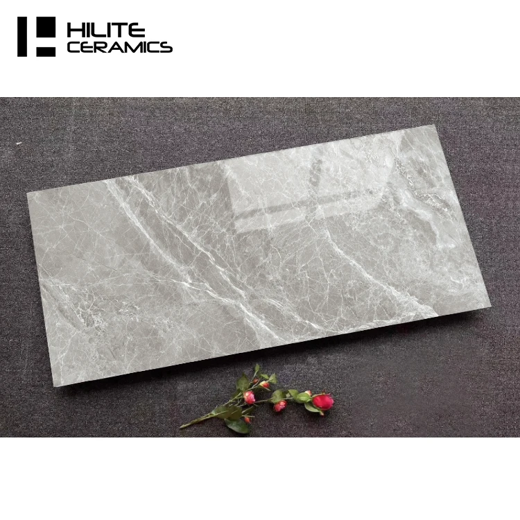 600*1200 Full Marble body polished glazed ceramic floor tiles for flooring