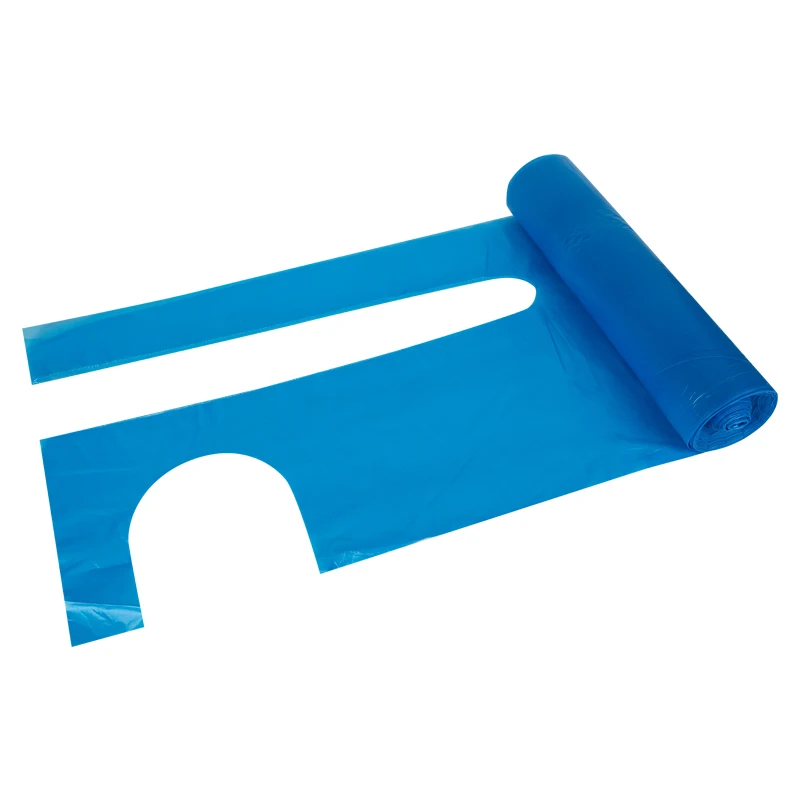 Factory Price Waterproof Plastic Disposable PE Apron For Household Clean Kitchen Cooking Salon Beauty