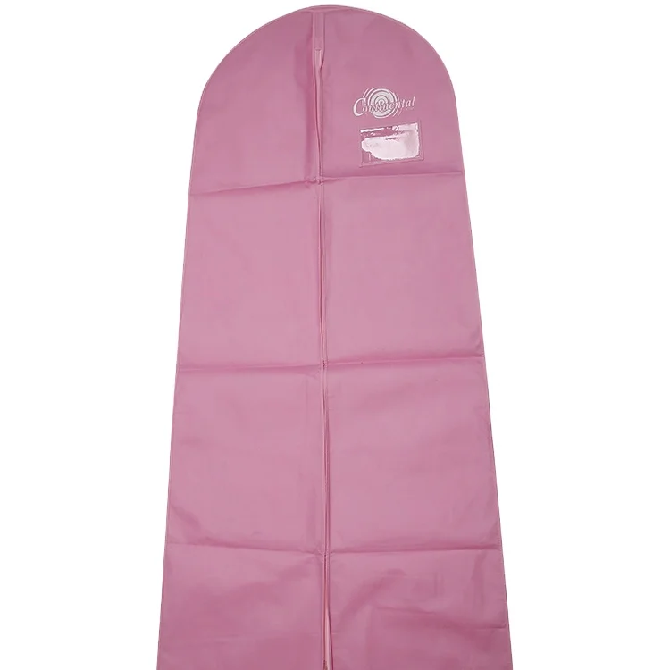 breathable pink extra bridal long gown wedding dress dust packaging garment bag