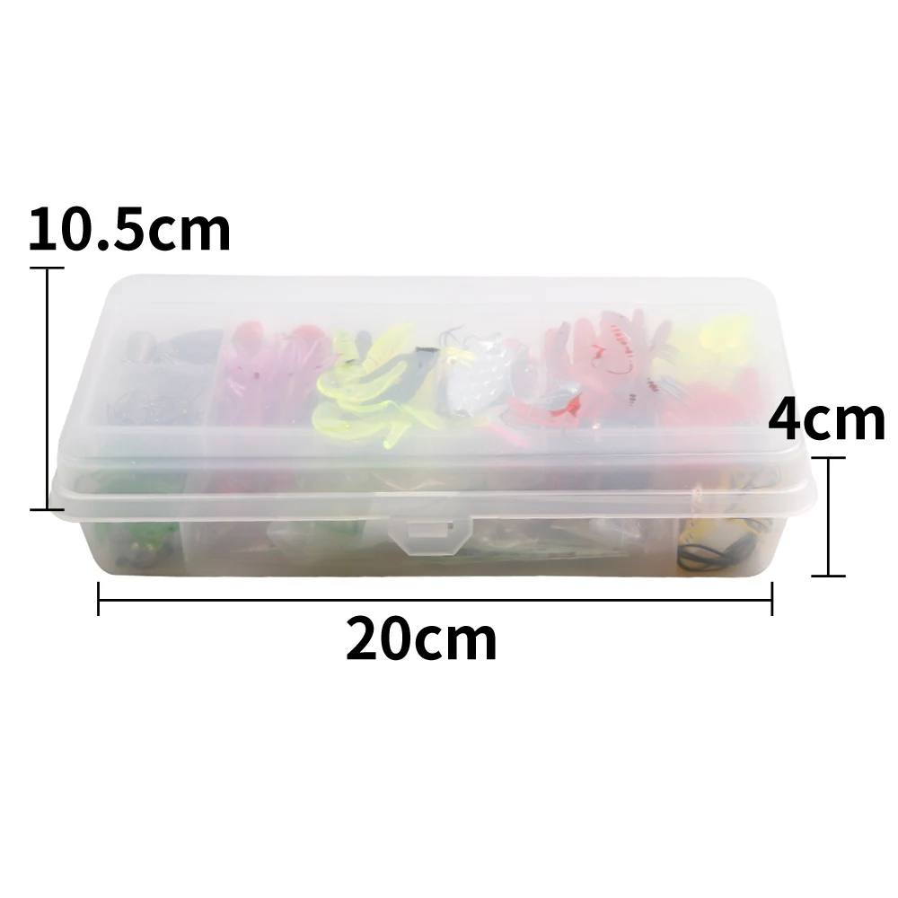108pcs/box fishing lures baits jigging Metal Spoon Minnow Crankbait Bass fishing gear and accessories with tackle box