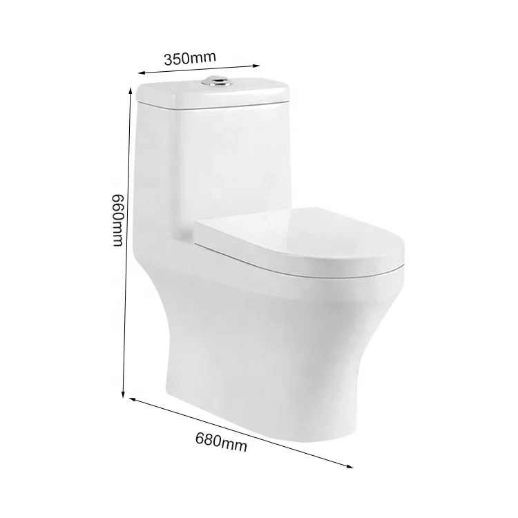 Sanitary Ware One Piece Double Flush Toilet Floor Standing Ceramic Toilet Bowl Wholesale