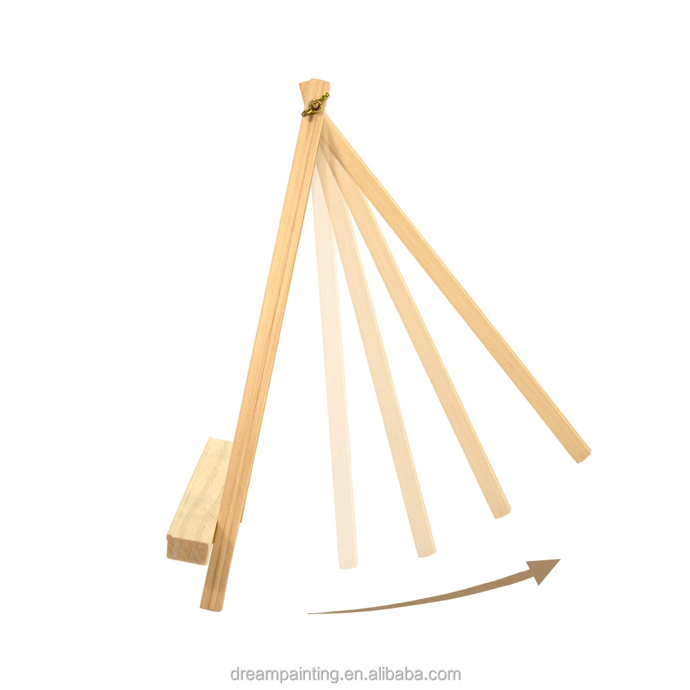 18*24cm Desktop Small Easels Kids Painting Wooden Art Easel Display Stand for Artist Painting Art Supplies