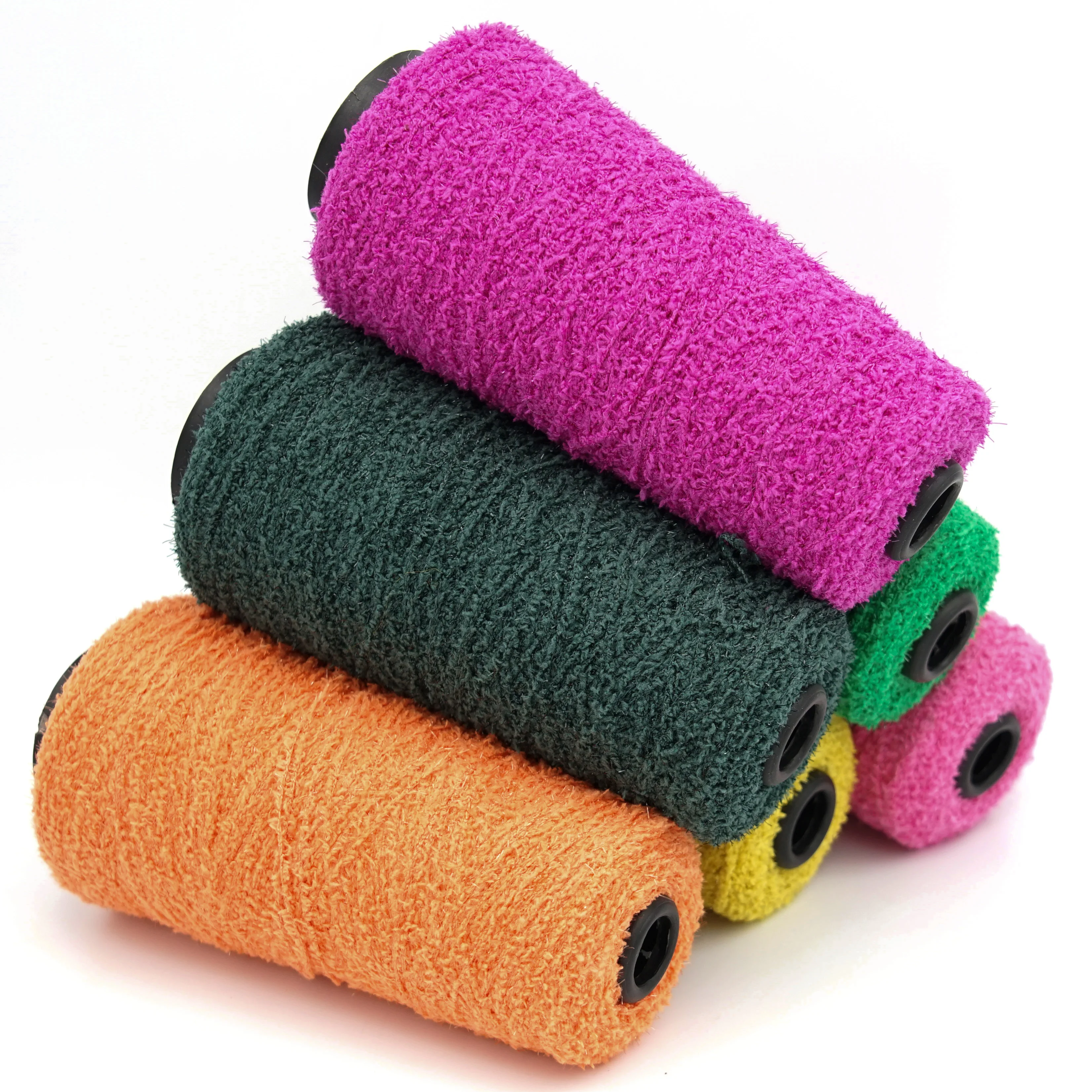 Knitting yarn soft velvet fleece for crochet thread bead thread 100%polyester Hand Knitting for hoodie Glitter Yarn