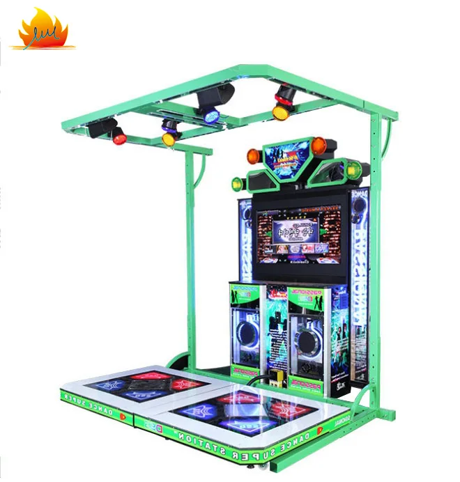 2 Players Play Arcade Super dance  stationarcade game Machine Music Rhythm Dance Revolution Arcade Machine For Sale