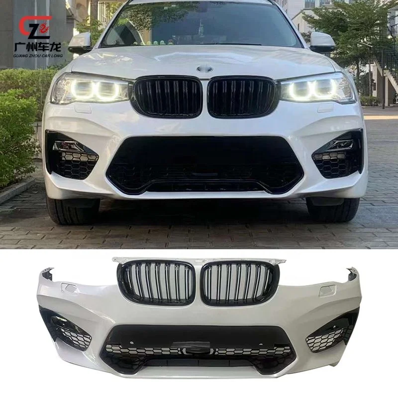 Лидер продаж автомобильные бамперы из полиуретана для BMW X3 X4 F25 F26 2014-2017 обновление X3M X4M передний бампер комплект