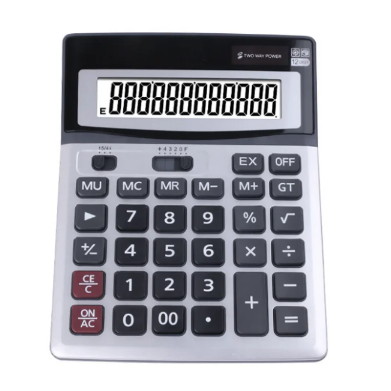 Office Calculator 12-Bit Large Character Financial Calculator Student Computer