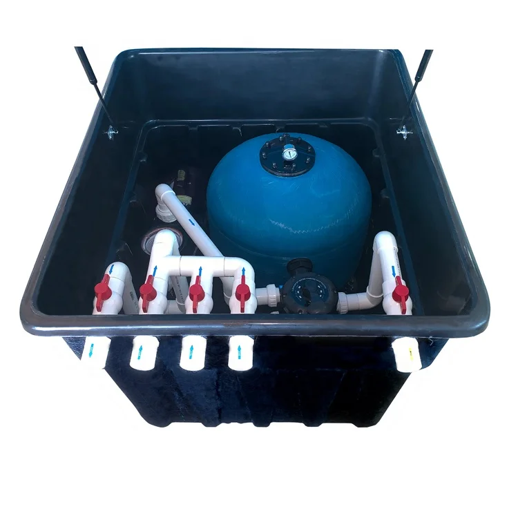 Fiberglass Underground Swimming Pool Equipment Pool Filter System in Ground Filter with Water Pump
