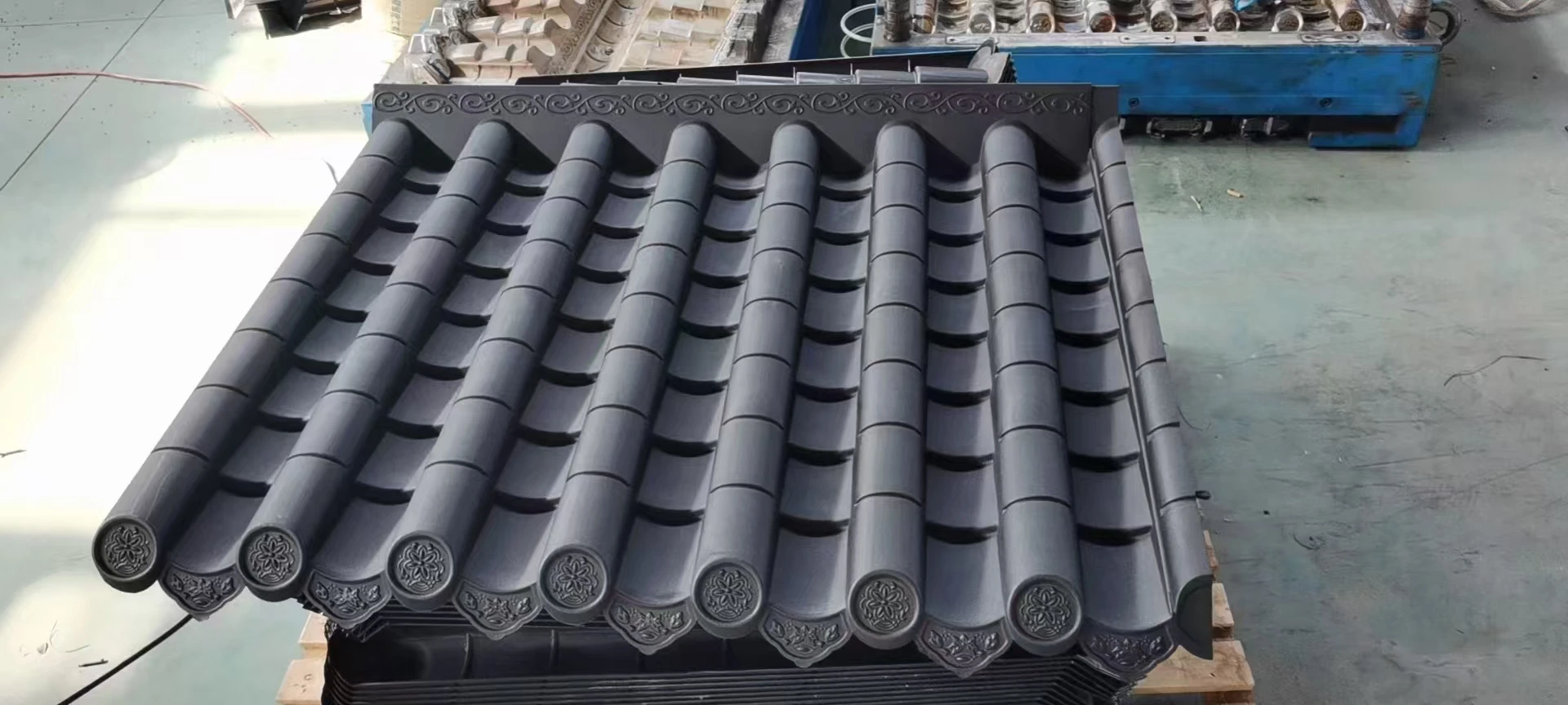 Plastic Roofing Synthetic Resin Plastic Roofing with Stone-Coated Matt Finish ASA Surface Durable Coating