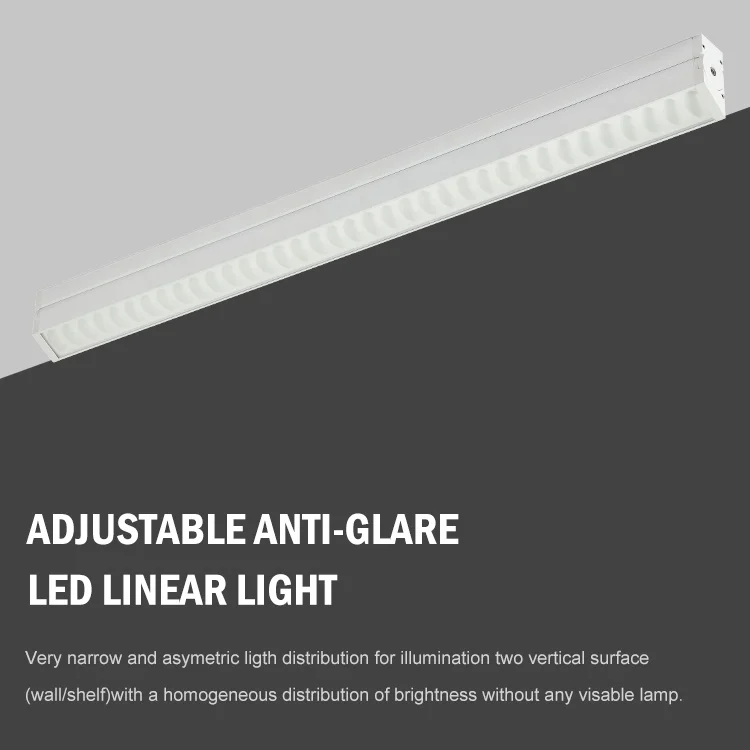 Aluminum Indoor Supermarket Ceiling Mounted 100CM 64W Smd Led Linear Fluorescent Tube Lamp