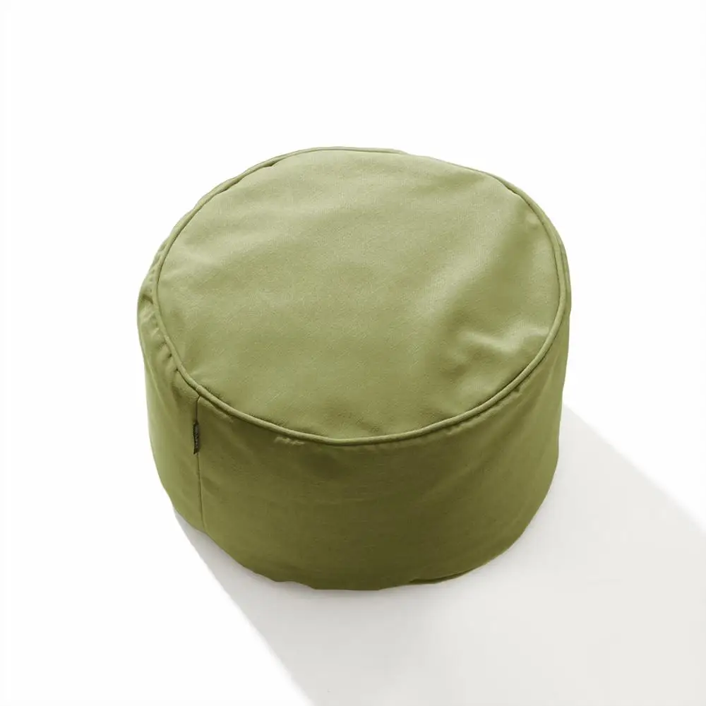 Modern Livingroom Furniture Comfortable Soft Round Fabric Pouf Ottomans