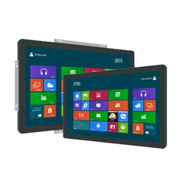 0.5mm air gap cover glass touch PCAP touch screen monitor with EETI Air-Gapped Touch