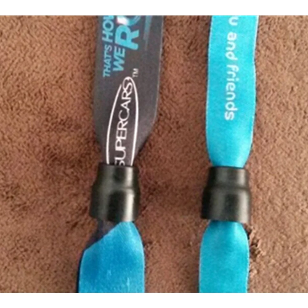 Пластиковый раздвижной замок для плетеной ленты Рождественский браслет