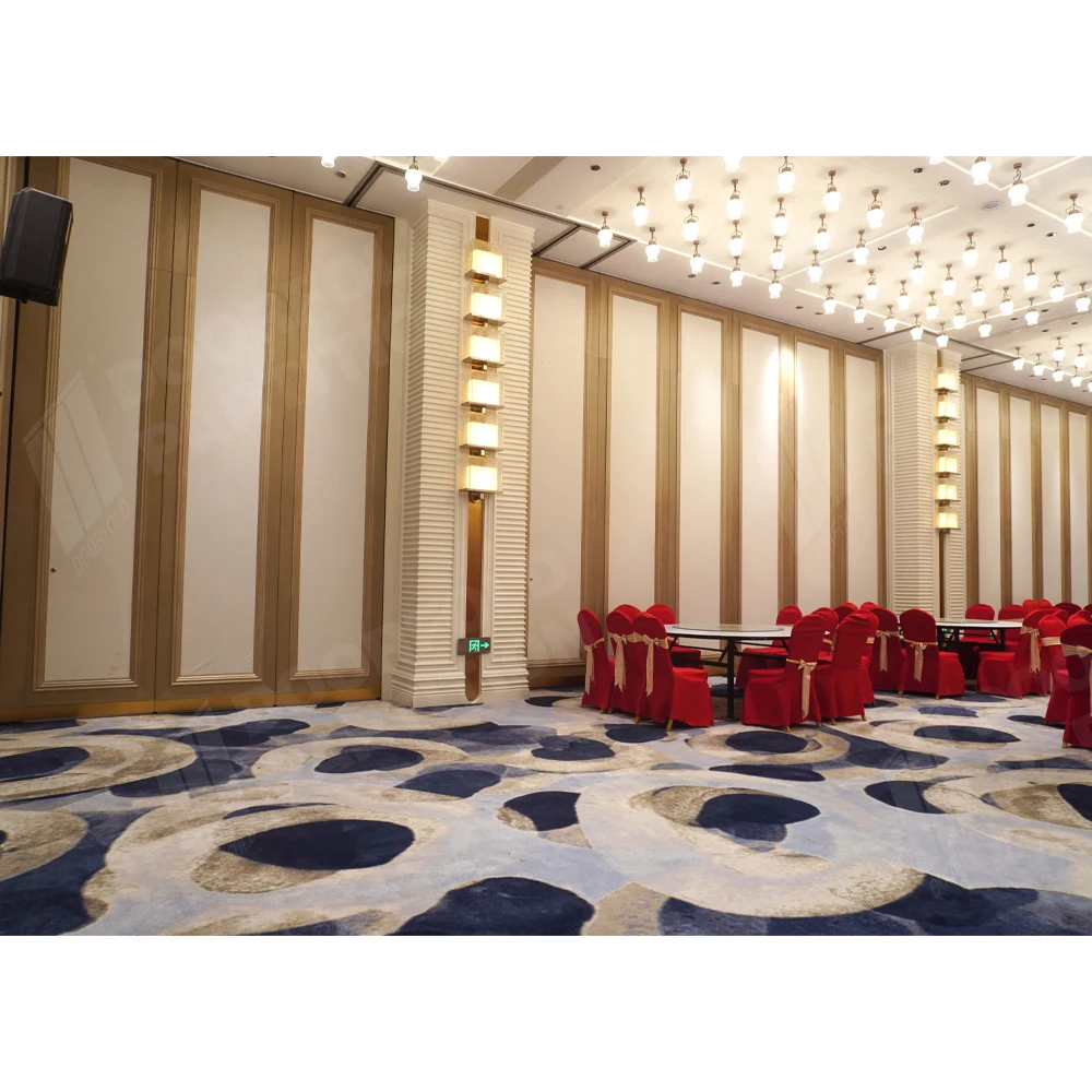 Customizable vertical acoustic sliding movable wall partition movable sound proof partition wall panel