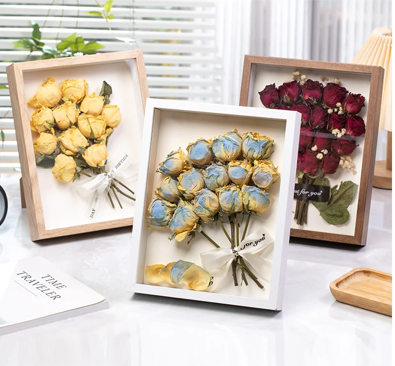 Hollow Specimen Diy Handmade Butterfly Insect Clay Put Dry Flower Photo Frame Table Frame Mounted Decoration Wholesale