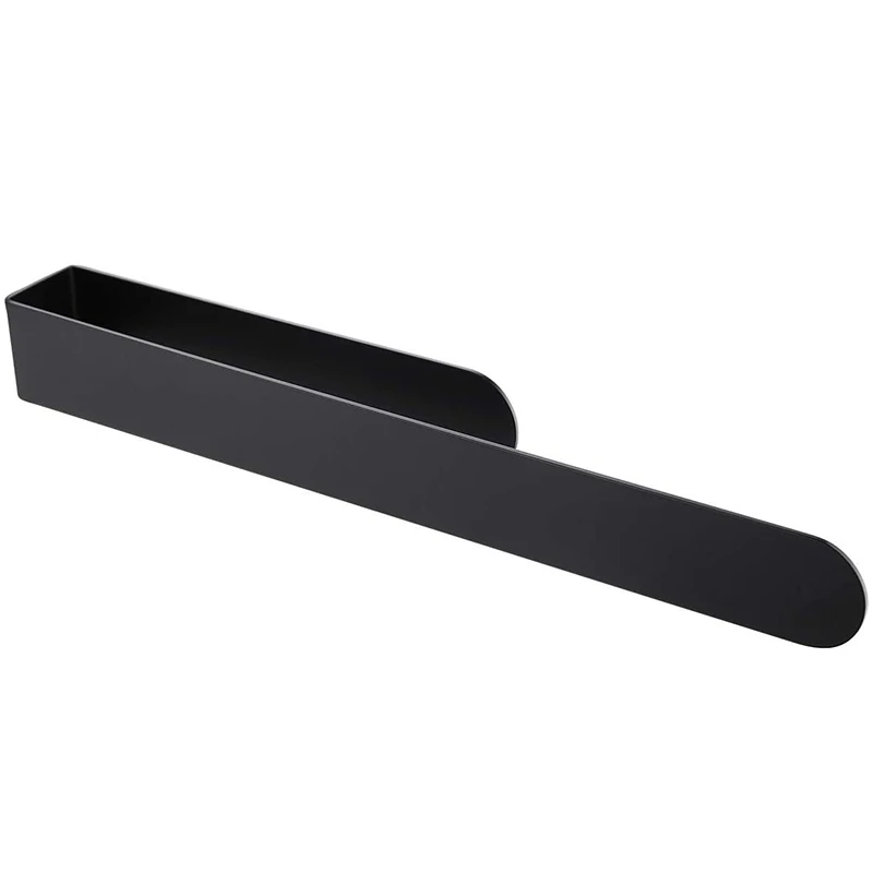 Настенная самоклеящаяся вешалка для полотенец из нержавеющей стали 304 черного цвета, аксессуары для ванной комнаты