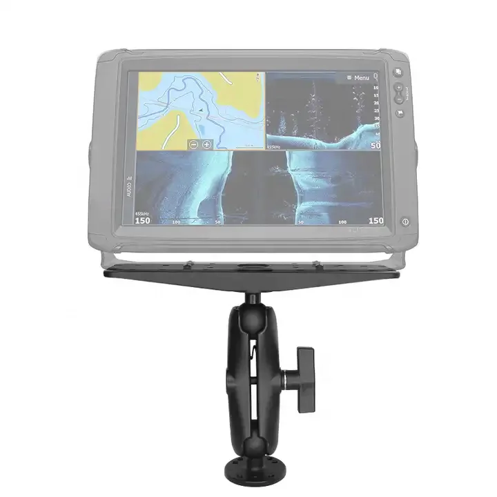 Medium Marine Electronics Mount with Medium Arm Compatible with Garmin, Lowrance, Humminbird