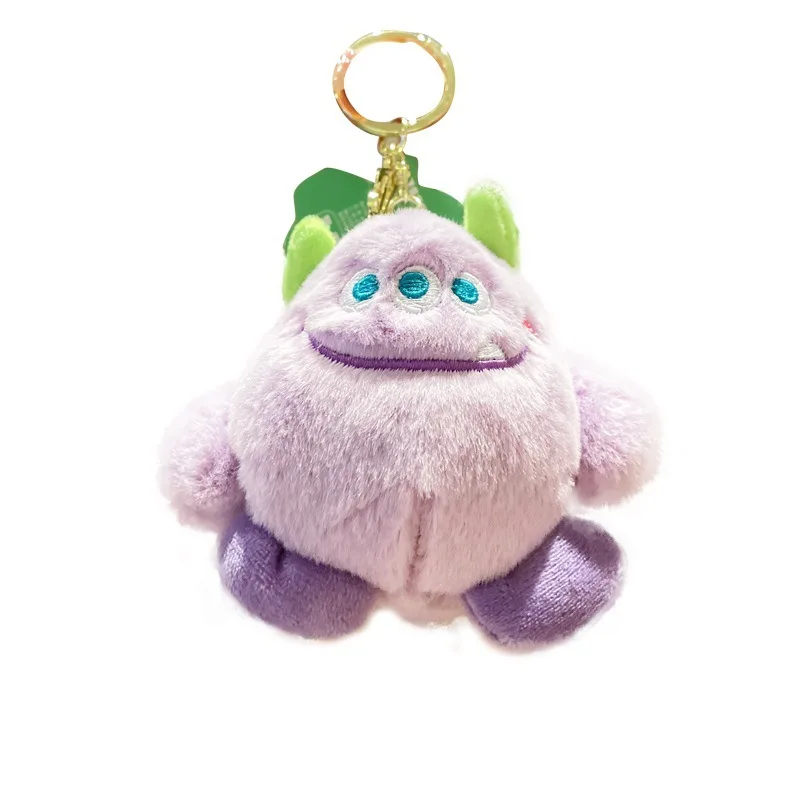 Creative Snow Monster plush Keychain Cartoon Sanrioed Doll school bag Pendant Keyring for Girls Funny Backpack Charm Accessories