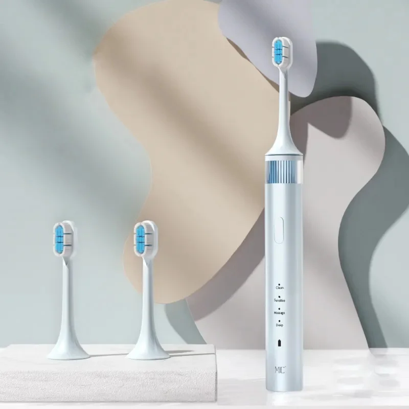Умная Водонепроницаемая электрическая зубная щетка IPX7 со сменными головками зубной щетки и встроенным аккумулятором OEM/ODM welcome