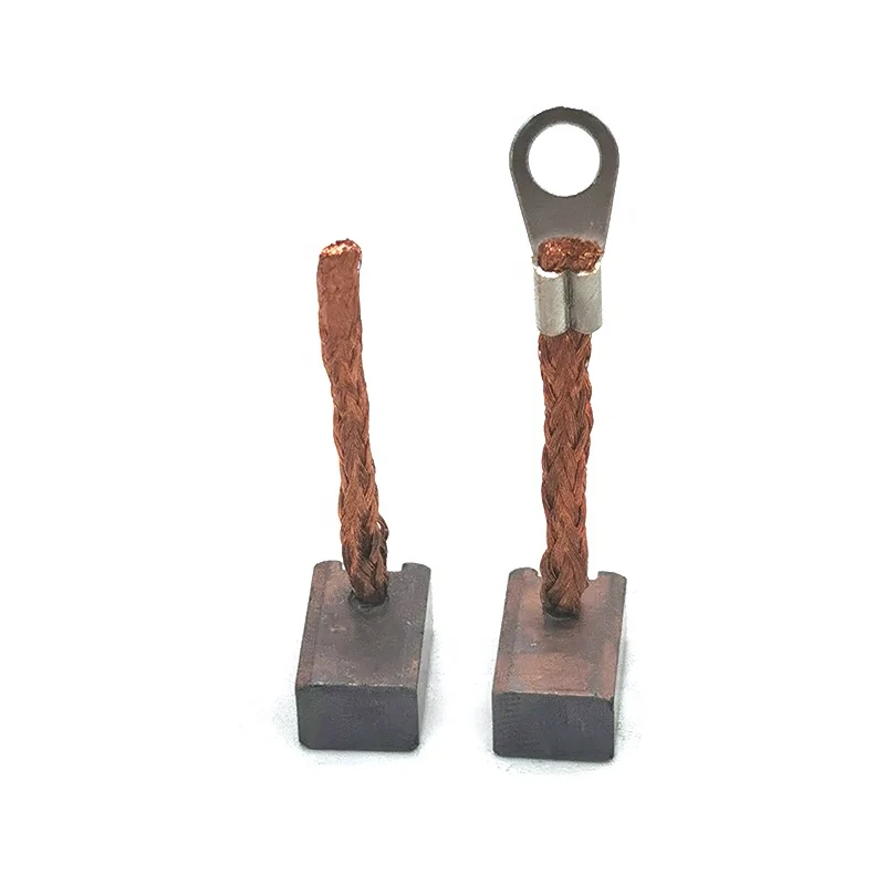 Copper graphite carbon brushes in motorcycle starter motor 6*8*12mm