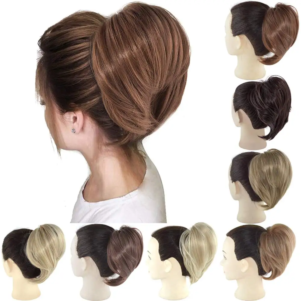 Synthetic Hair Pieces Ponytail Little Pony Tail Clip In Extensions Hairband