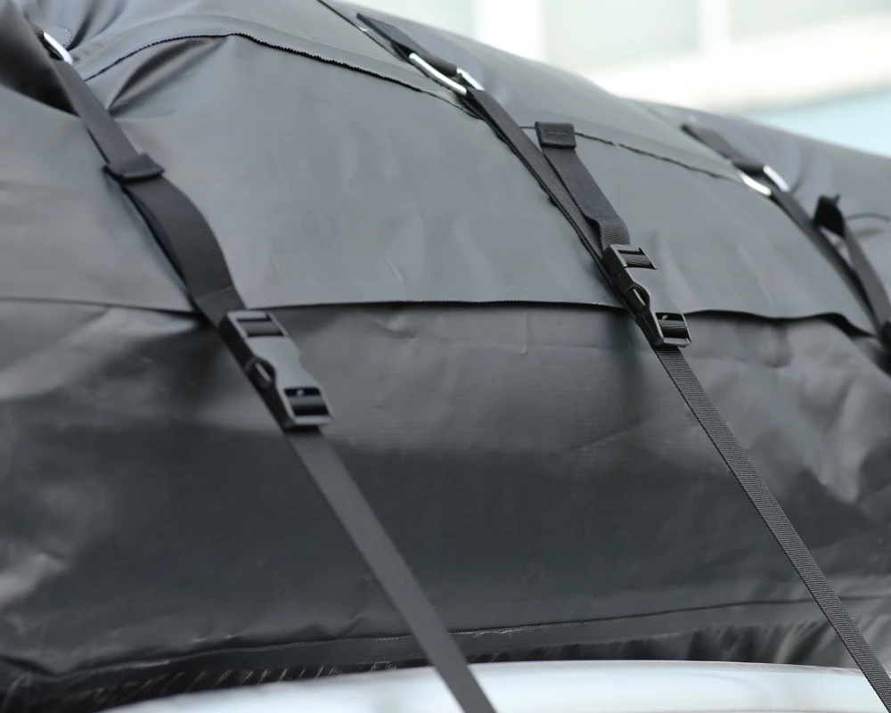 High Quality Black Pvc Waterproof Car Roof Top Bag Car Rooftop Cargo Carrier Bag