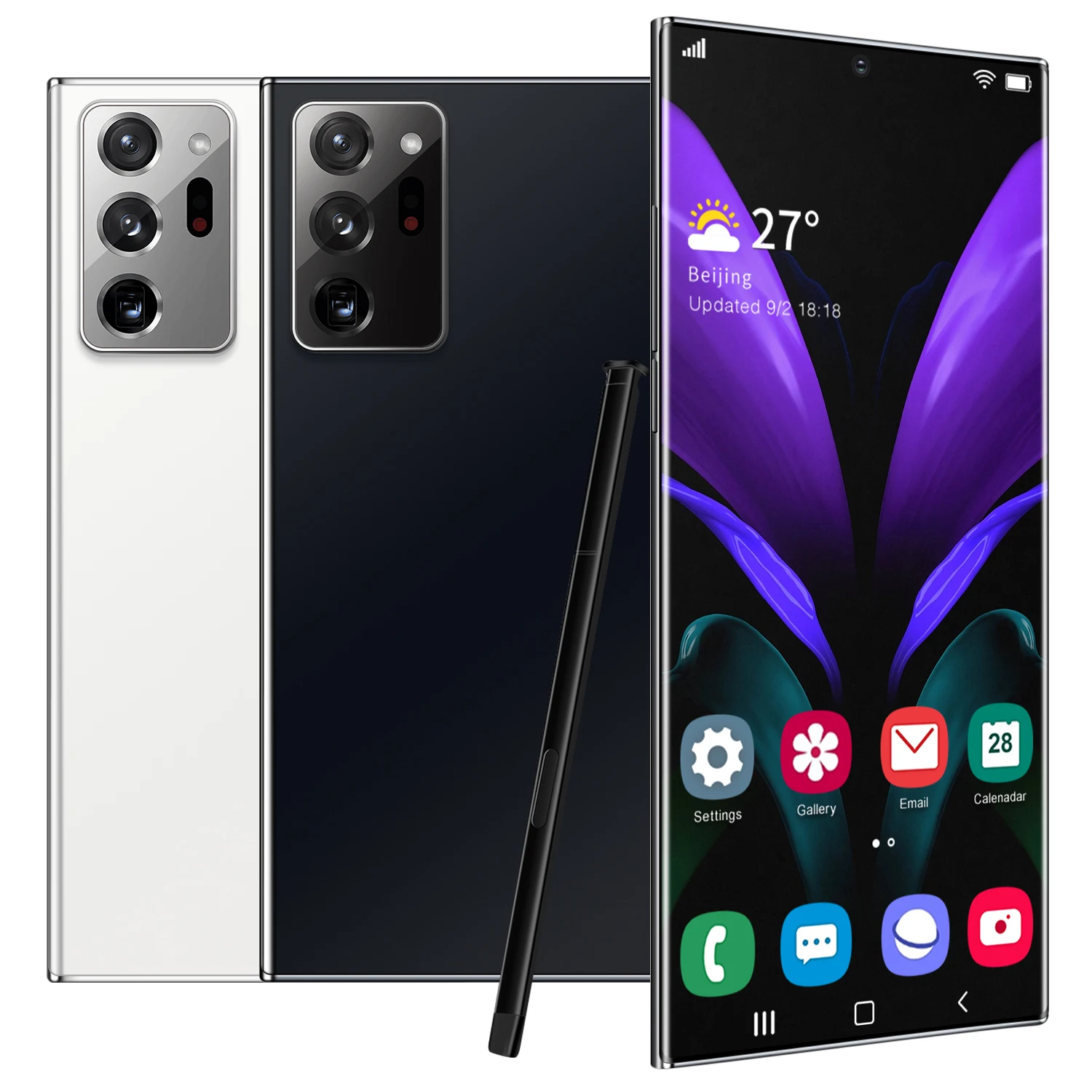 
 Смартфон Note 20 U +, 6,3 дюйма, Android, IPS, сенсорный экран, Wi-Fi  