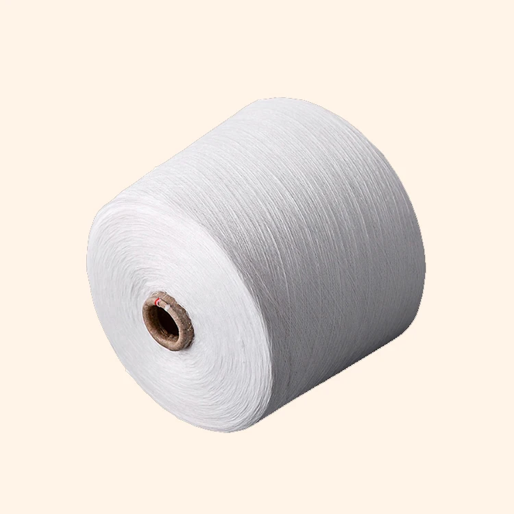 
China 21 And 32 Counts Weaving Polyester Blended Yarn With High Quailty 