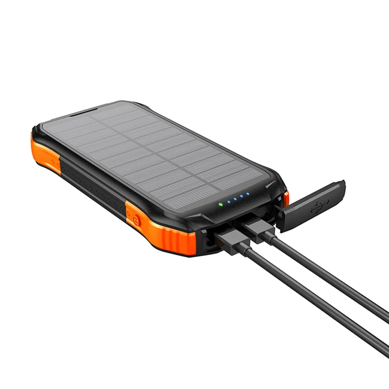 Best Price Solar Power Banks Portable Solar Powre Bank Fast Charging With  Led Light For Phone And Laptops
