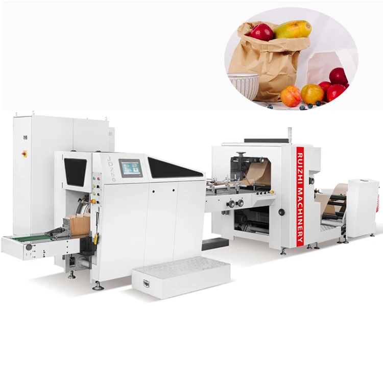 RZJD-G250J Food French Fries Paper Bag Making Machine Price