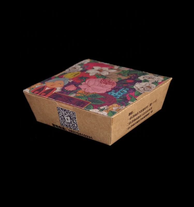 Customized Size logo Disposable Food Packaging Fried Chicken Box Take Away lunch box