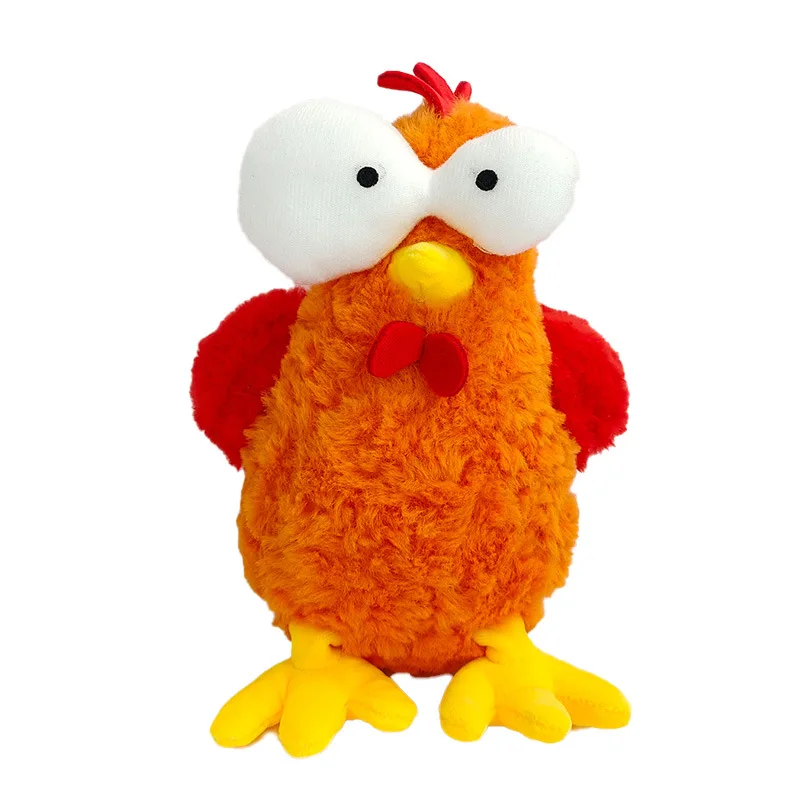 Funny Exophthalmos Custom Hot Design Bird Plush Big Eye Chicken Toy Soft Toy