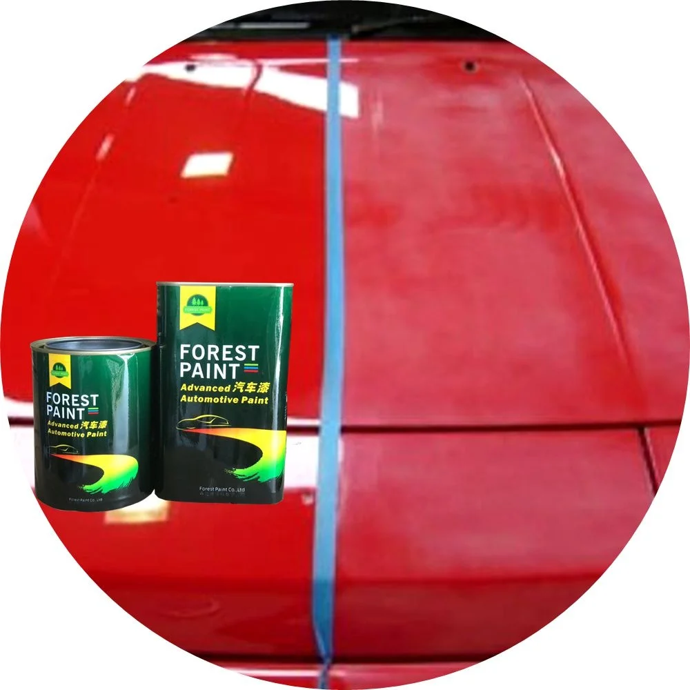 China Manufacturer Supply White Pearl Acrylic 2k Car Paint and Metallic Colors Acrylic Auto Car Lacquer