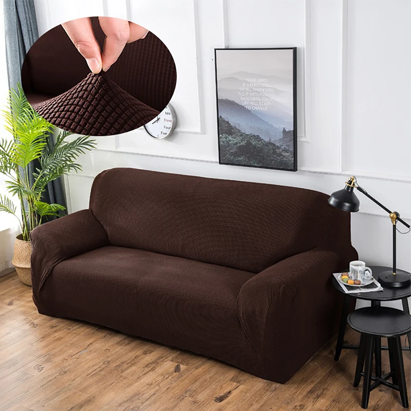 Sofa Cover for Living Room Couch Cover Stretch Slipcovers Sectional Elastic Stretch L shape Armchair Cover Sofa 1/2/3/4 seat
