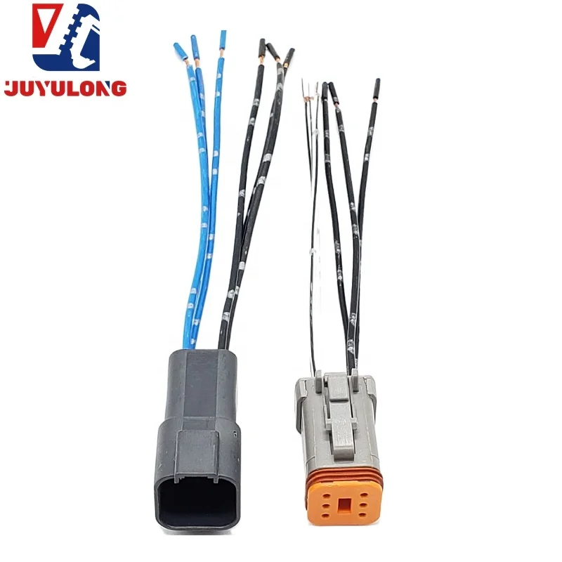Excavator for Caterpillar E312B 320B 323B 325B throttle motor plug Refueling motor plug harness construction machinery parts