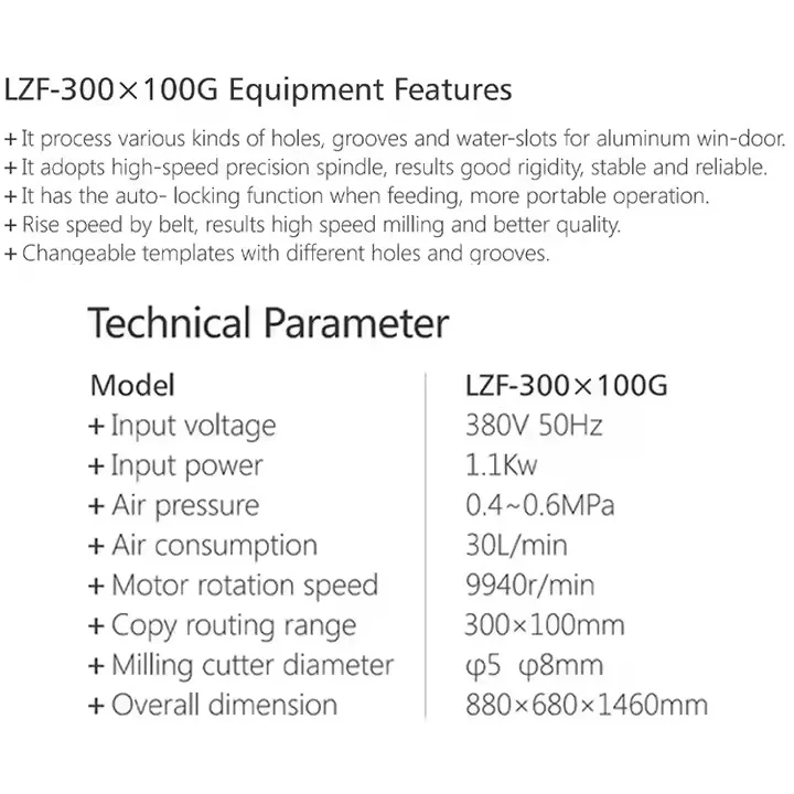Factory sells aluminum machine single shaft  router at a low price