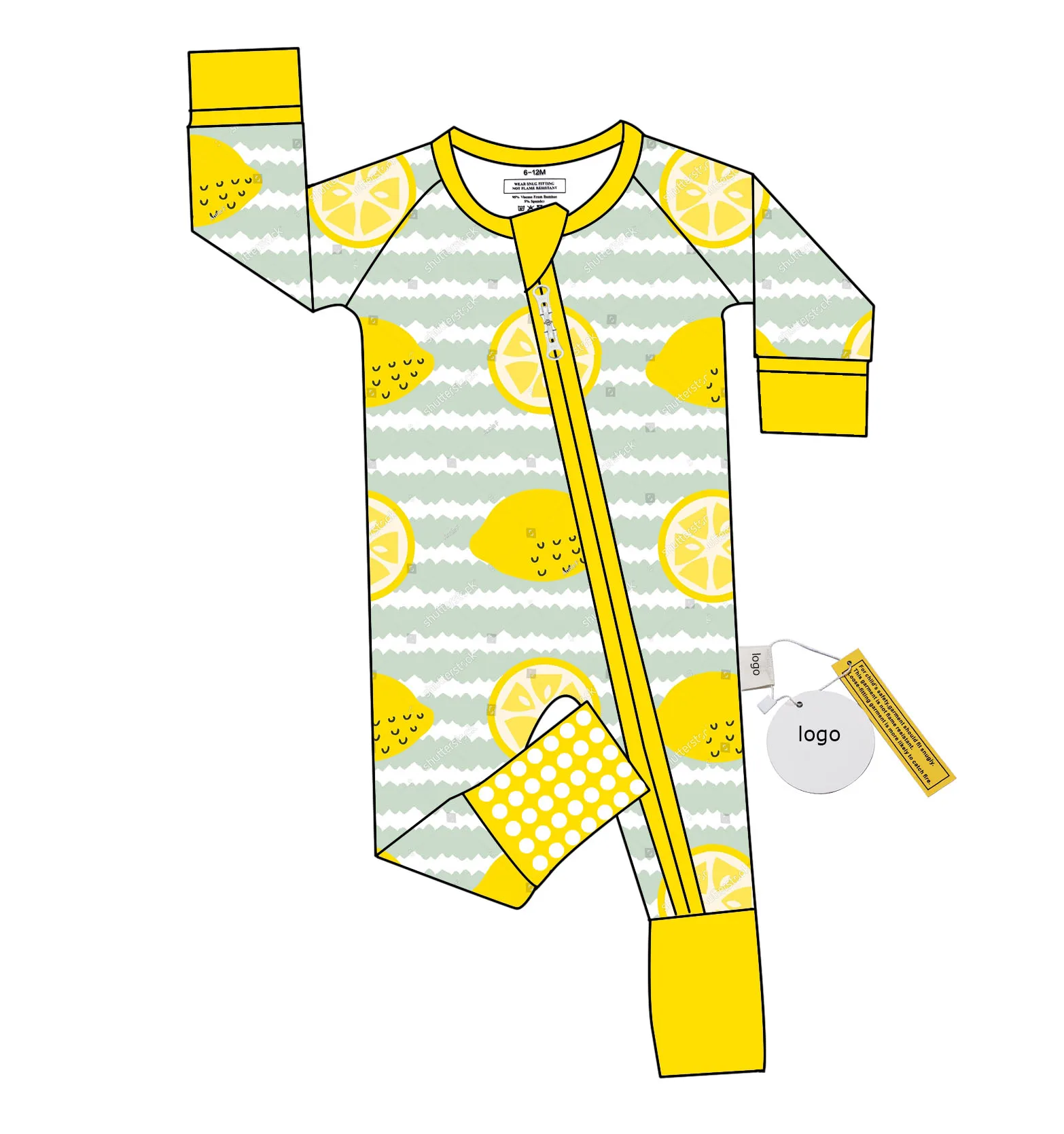 Высококачественная детская бамбуковая одежда на заказ с принтом из бамбукового волокна Детская Пижама удобная унисекс