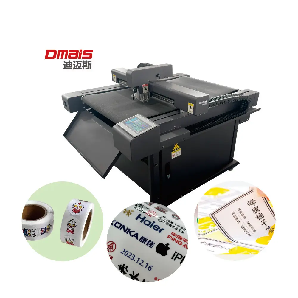 DMAIS 3500W 6090 Vacuum Pump High Speed PVC Flatbed Die Cutter Machine flatbed vinyl cutting plotter for advertising