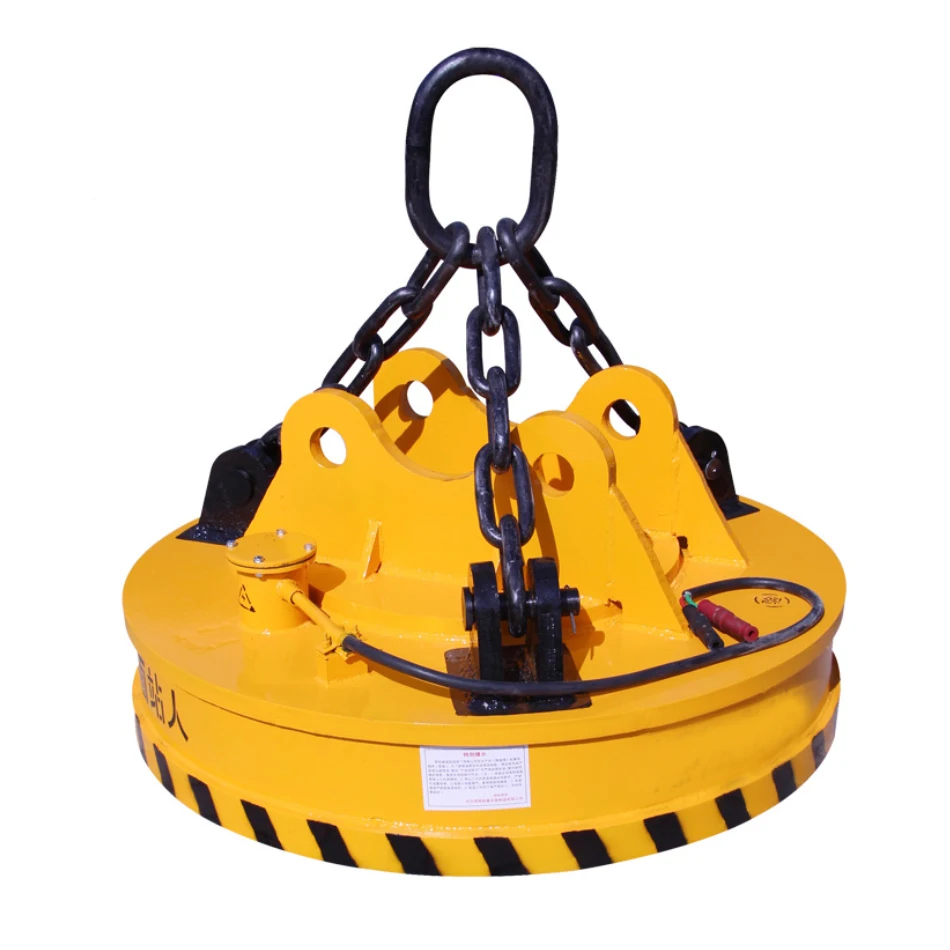 Hot sale DC AC 220V electromagnets excavator circular lifting magnet for scrap metal scrap metal lifting magnets electromagnet