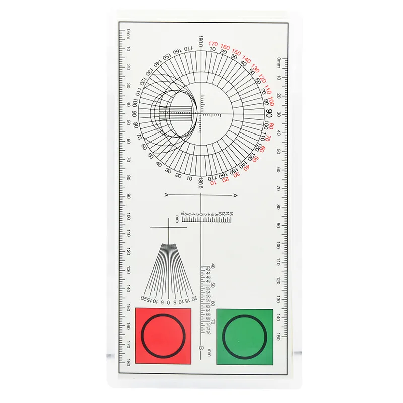Near-Use Vision Chart Card for Ophthalmology Detection of Myopia and Far Vision Presbyopia Glasses Accessories