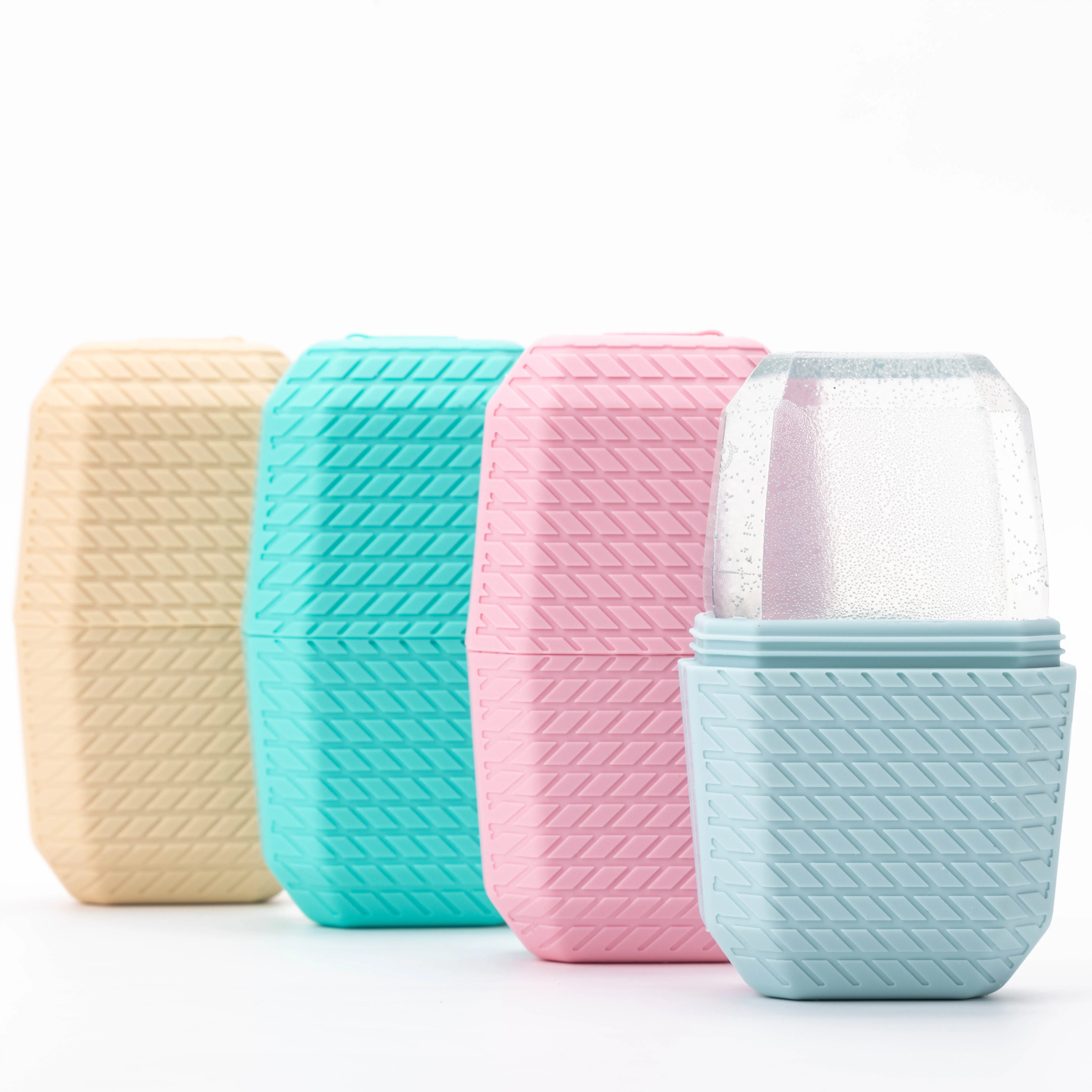 Silicone Ice Cube Roller for Face Reusable Ice Facial Roller for Skin Care Silicone Ice Roller