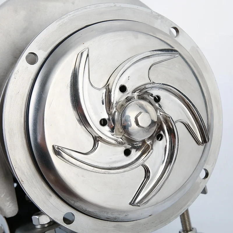 Stainless Steel 304 316L Horizontal vertical Milk Beer transfer Tri Clamp sanitary Centrifugal Pump with motor