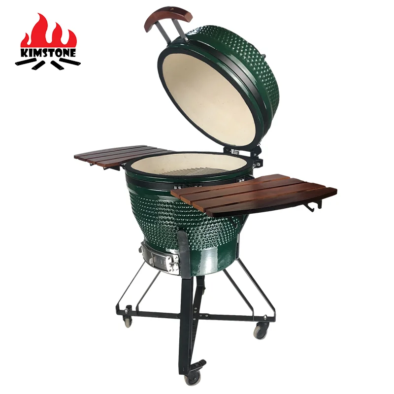 KIMSTONE 22 inch  Portable bbq grill ceramic kamado oven used for garden party