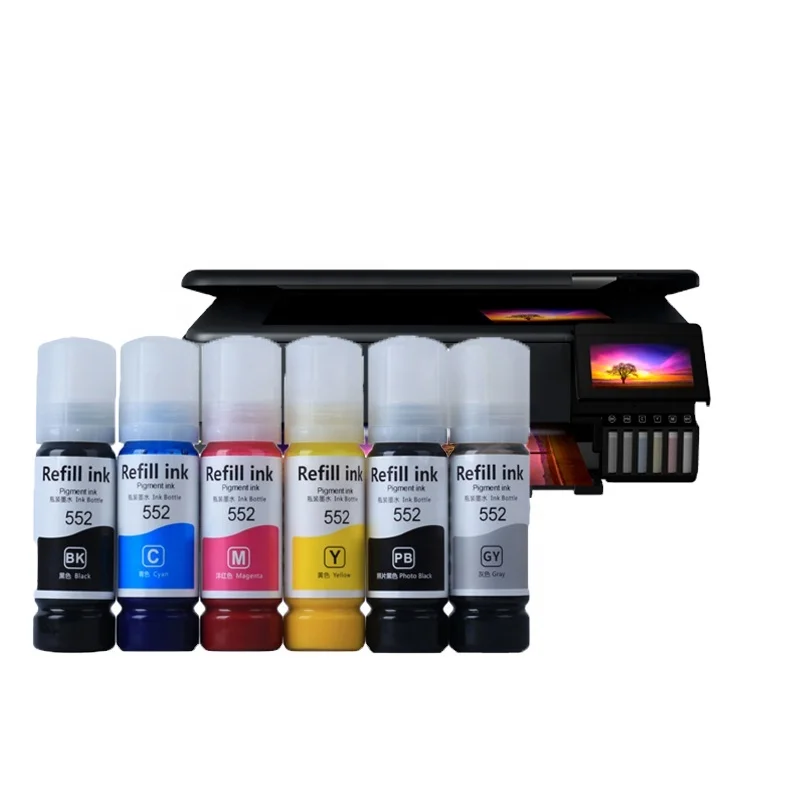 Пигментные чернила для Epson l805, чернила для струйного принтера L1800 L850 L810 L800, пигментные чернила 100 мл