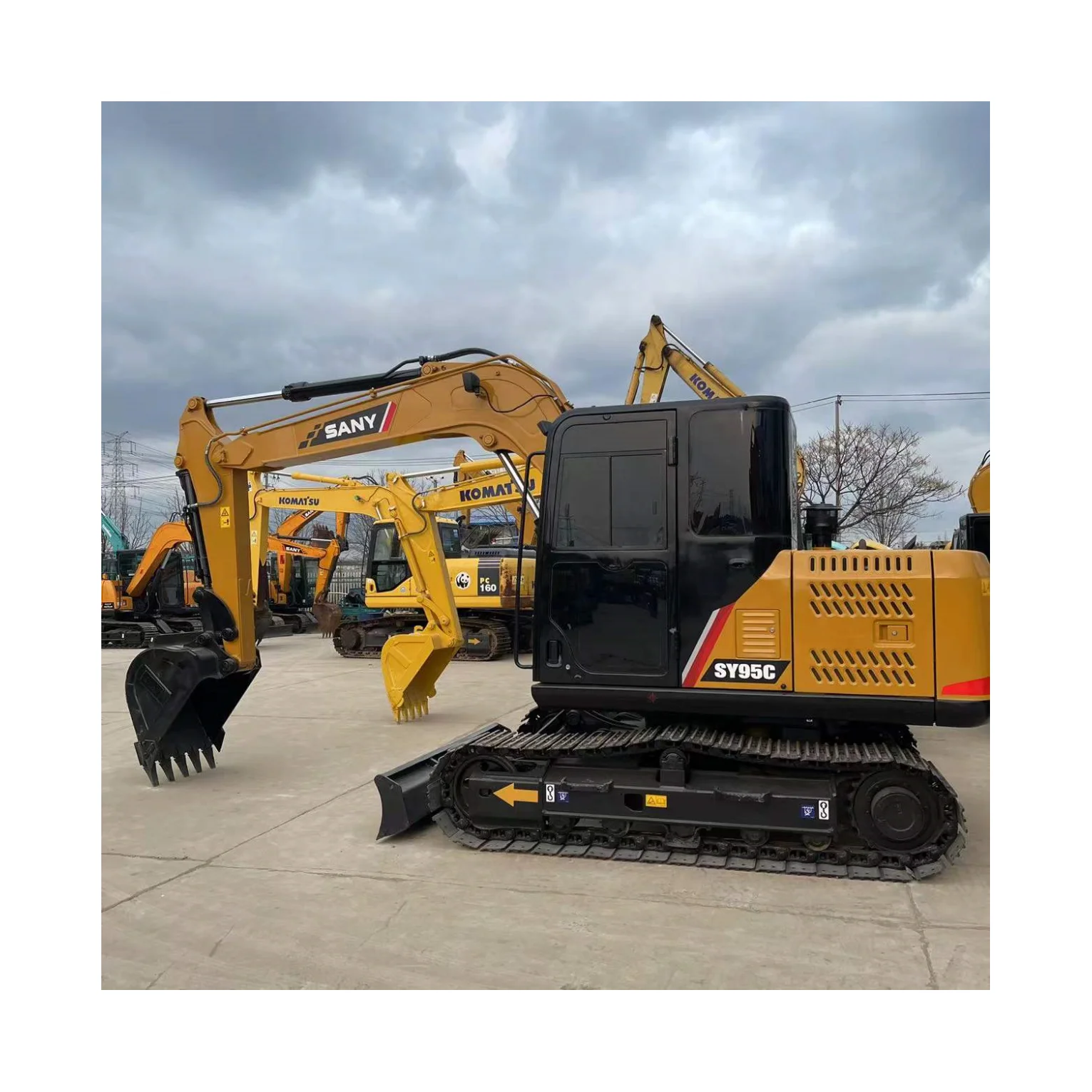 Used Original SANY SY95C Small Excavator Secondhand SANY 9.5TON Excavator in stock for sale