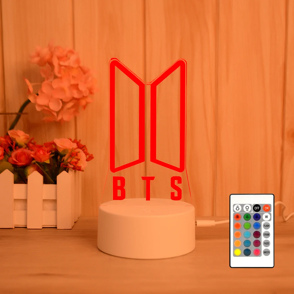 Remote/Touch/switch Control 3D LED Night Light Lovely Gifts For Kids Xmas Decor