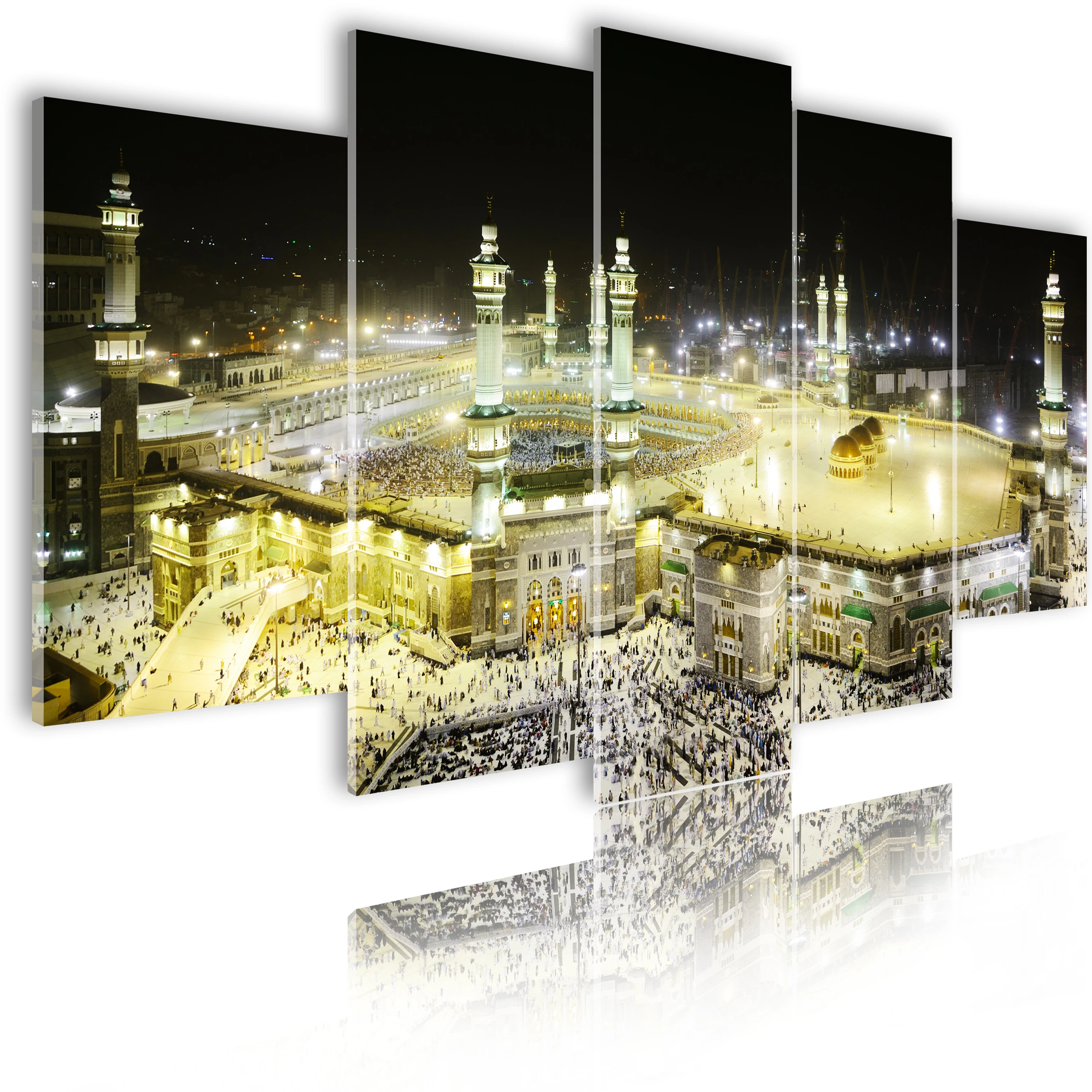 Canvas HD Print Poster Living Room Decoration Painting 5 Islamic Style Murals Home Decoration 2021