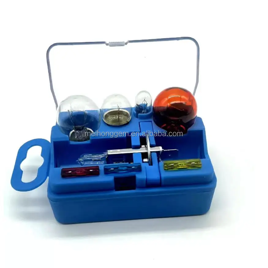 Auto Bulb H7 + H1+ wedge T10 emergency kit HALOGEN LAMP Travelling Car Auto Spare Part car kit