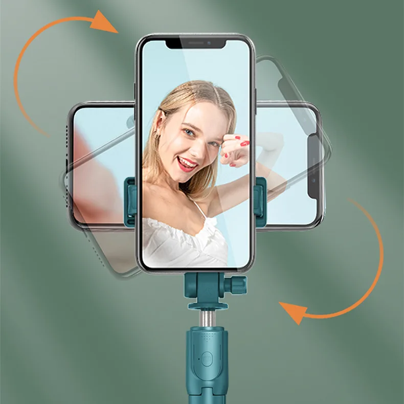 Anti-shake Wireless Selfie stick tripod With Light Remote Shooting 360 Rotation Flexible Portable phone Stabilizer Selfie Sticks