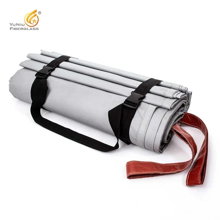 Factory Price Fire Proof Fighter ev car fire blanket for sale