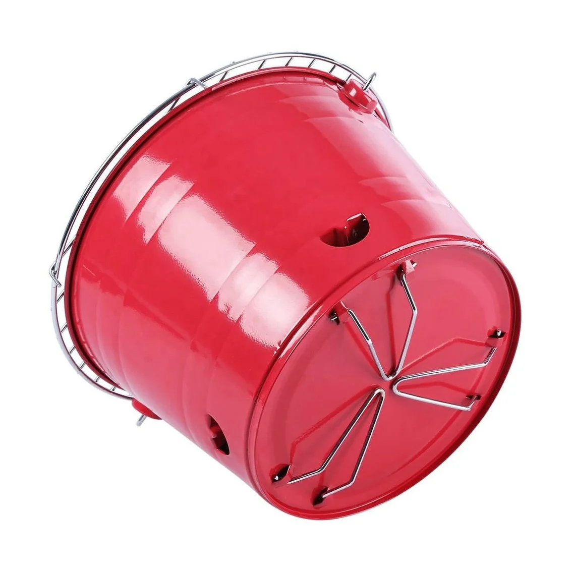 BSCI Small Charcoal Barbecue Grill Portable BBQ Bucket